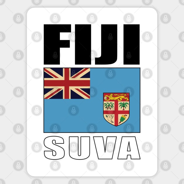 Flag of Fiji Magnet by KewaleeTee